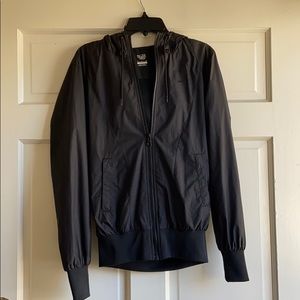 Nike black rain jacket